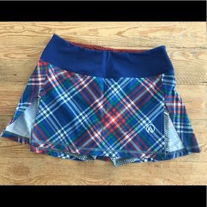 INKnBURN Women’s Winter Plaid Sports Skirt Size 2